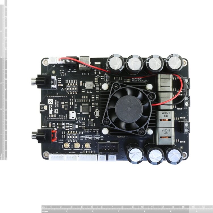 2 x 100W + 200W 2.1 Channels Bluetooth+DSP Audio Amplifier Board - TSA8800B Apt-X - Image 4