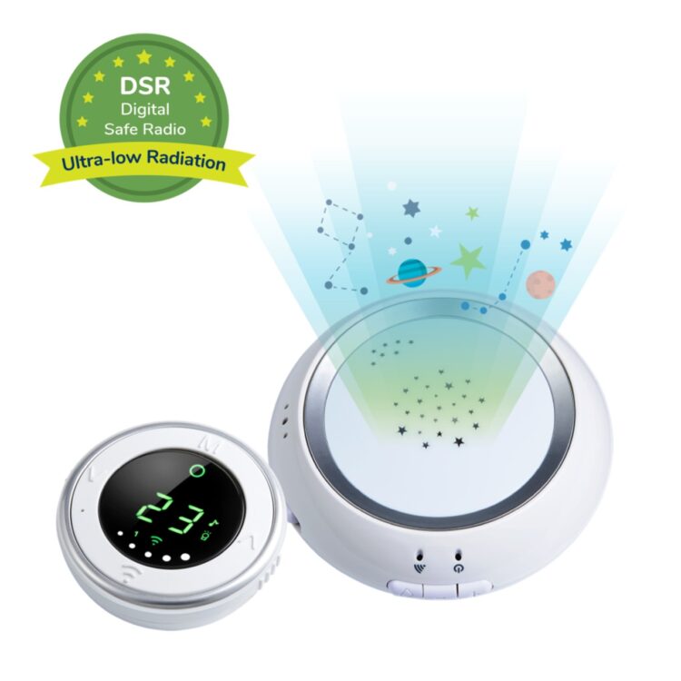 Bebcare Hear Digital Audio Baby Monitor. Non-WiFi. Long-range, Low EMF