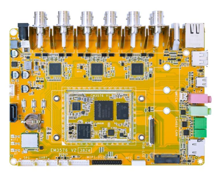 EM3576 Octa-Core Multi-Camera Monitoring Solution