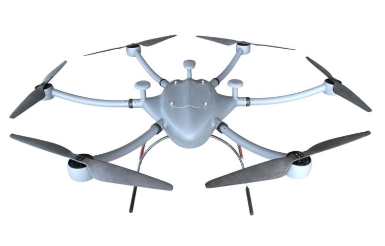 T-DRONES M1500 Hexacopter with Max.15kg Payload Heavy Lift UAV