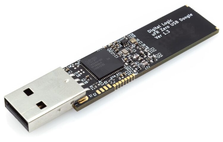 JustID USB Dongle OEM Reader: 13.56 MHz NFC RFID Smart Card UID Reader - Keyboard Emulator