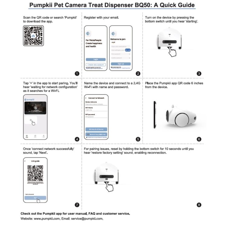 Pet Companion Robot, Moving Pet Camera Robot with Phone App, Pet Camera Treat Dispenser - Image 7