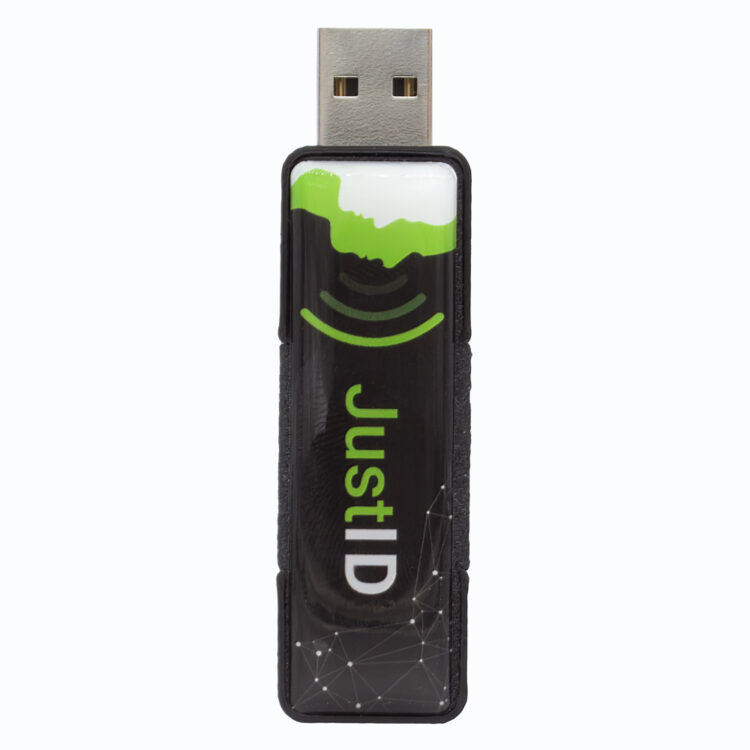 JustID USB Dongle Reader: 13.56 MHz NFC RFID Smart Card UID Reader - Keyboard Emulator - Image 4