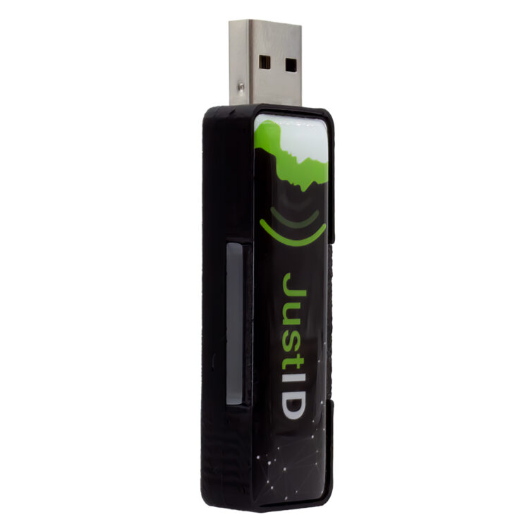 JustID USB Dongle Reader: 13.56 MHz NFC RFID Smart Card UID Reader - Keyboard Emulator - Image 5