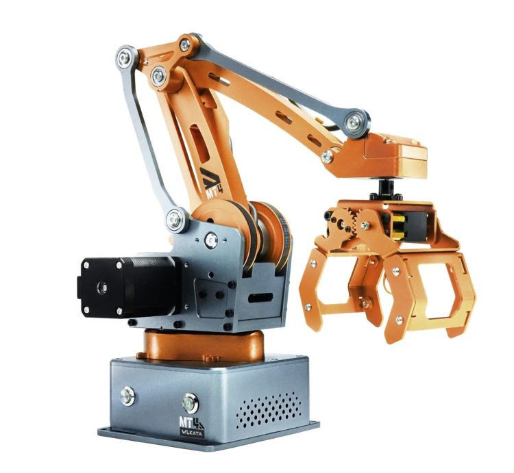 WLKATA MT4 Edu Kit: 4-Axis Easy-to-Use High-Precision Mini Industrial Robotic Arm