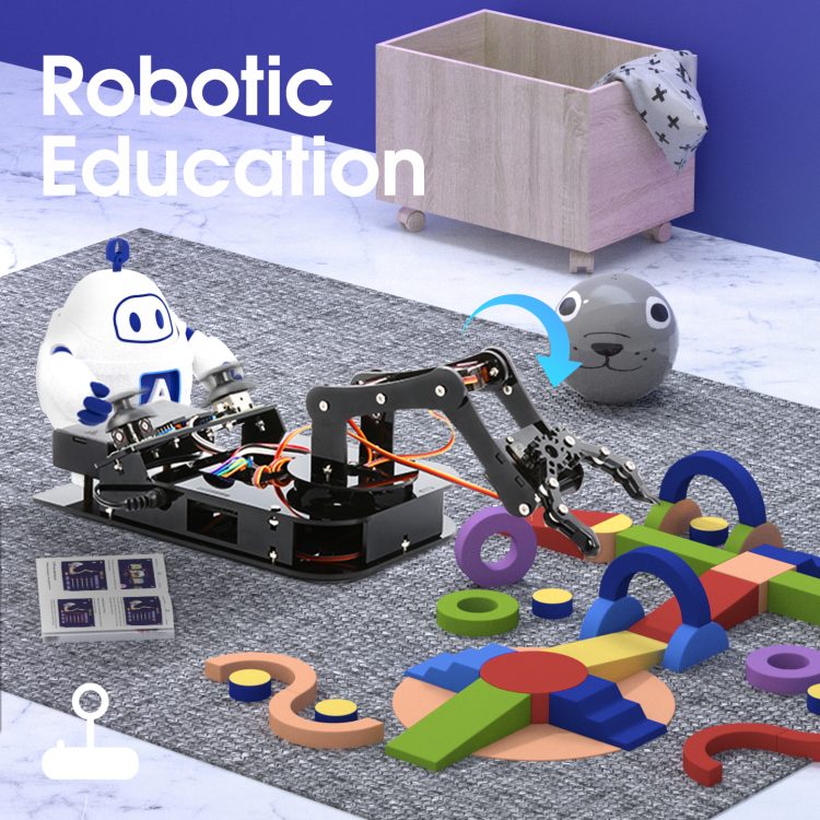 ACEBOTT ESP32 4 DOF Robot Arm Learning Kit Smart Car STEM STEAM Education Robotics for Arduino - Image 5