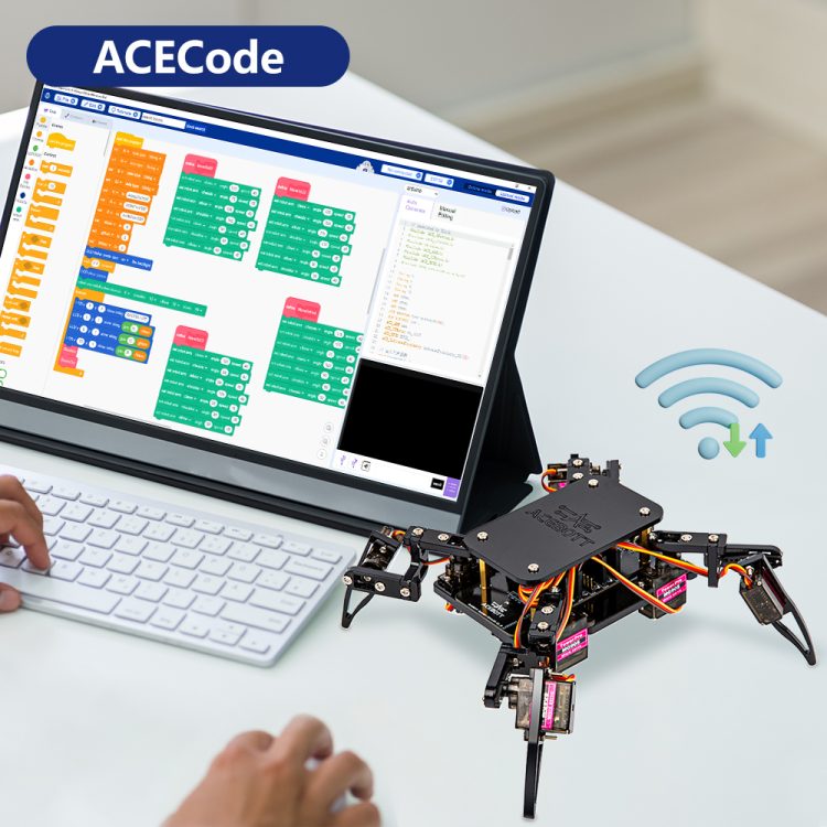 ACEBOTT STEM ESP8266 Arduino Compatible Spider Robot Kit for Robotics Projects - Image 9