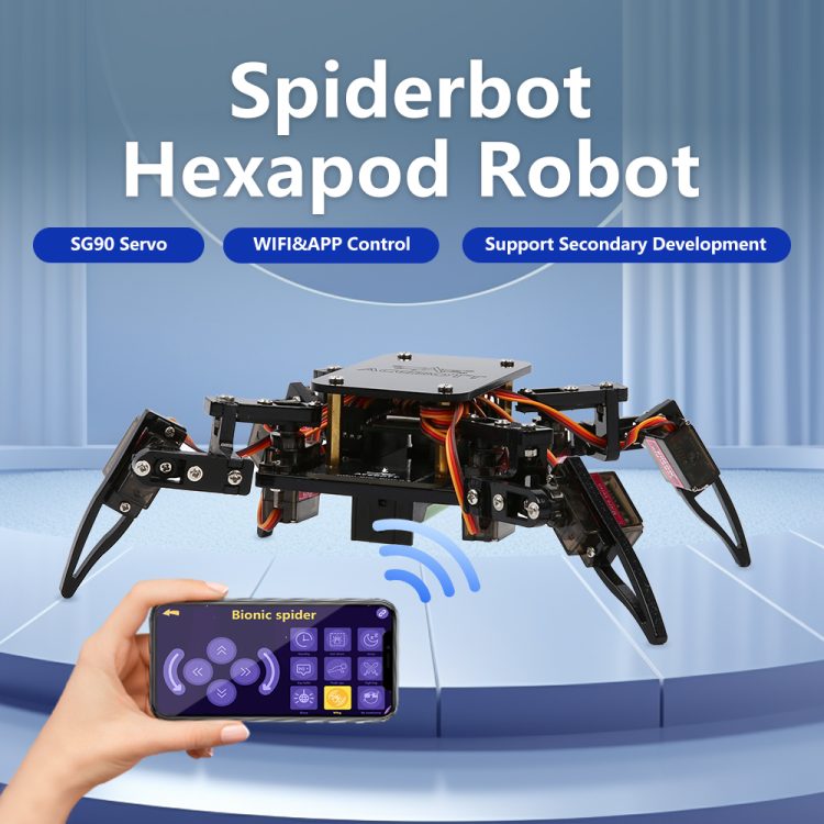 ACEBOTT STEM ESP8266 Arduino Compatible Spider Robot Kit for Robotics Projects - Image 2