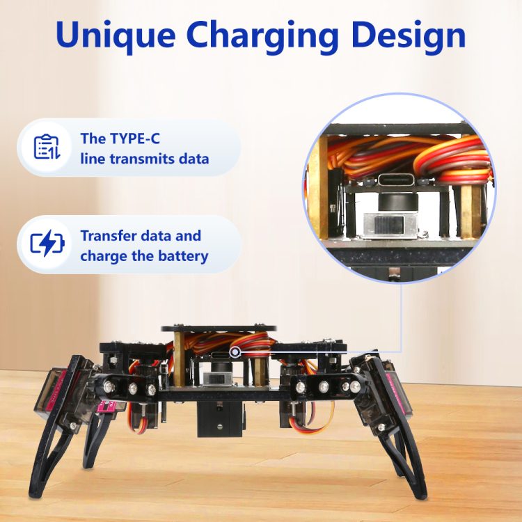 ACEBOTT STEM ESP8266 Arduino Compatible Spider Robot Kit for Robotics Projects - Image 4