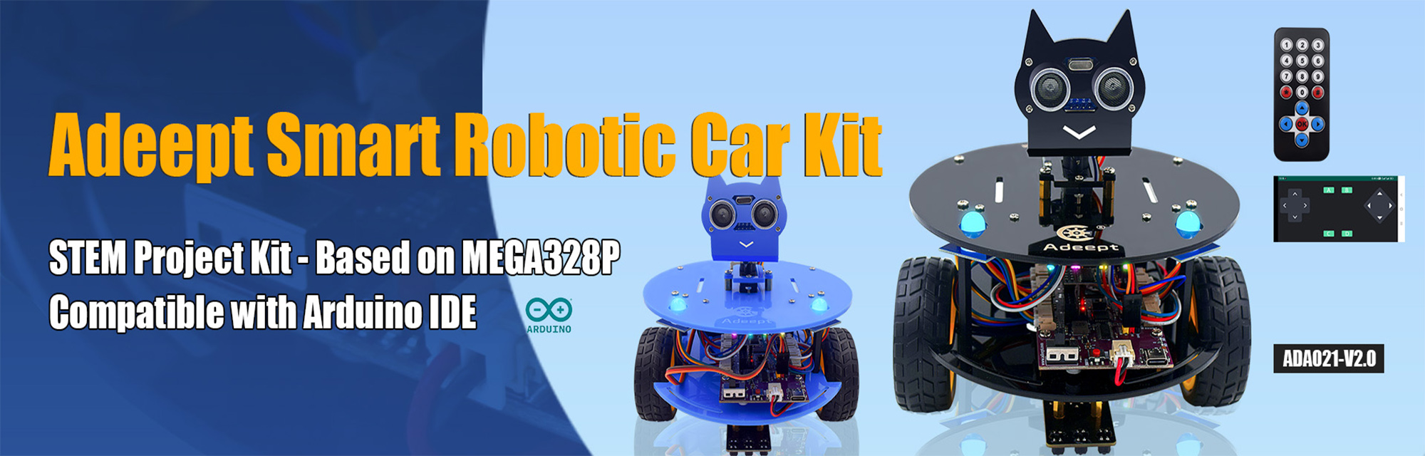 Adeept Smart Car Kit compatible with Arduino IDE – Oz Robotics