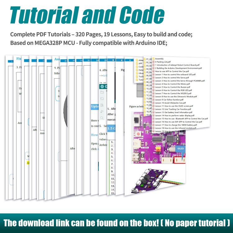 Adeept Smart Car Kit compatible with Arduino IDE - Image 7