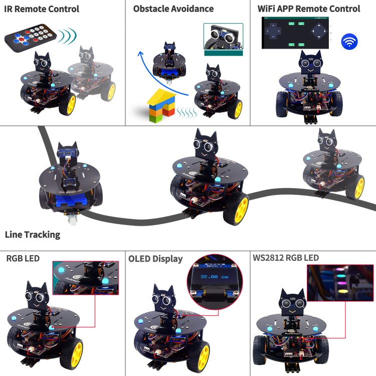 Adeept Smart Car Kit compatible with Arduino IDE - Image 4