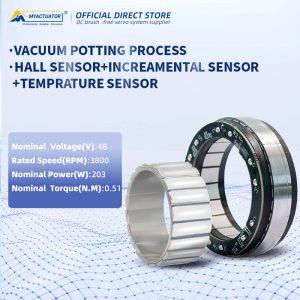 FL-50-15 BLDC Direct Drive Frameless Motor Digital Speed Controller Motor