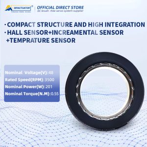 FL-70-10 BLDC Direct Drive Frameless Motor Digital Speed Controller Motor