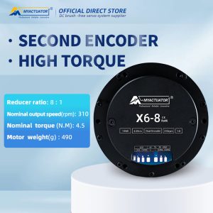 RMD-X6 1:8 V3 MyActuator Delicate and Lightweight Micro Servo Motor with Brushless DC Actuator CAN