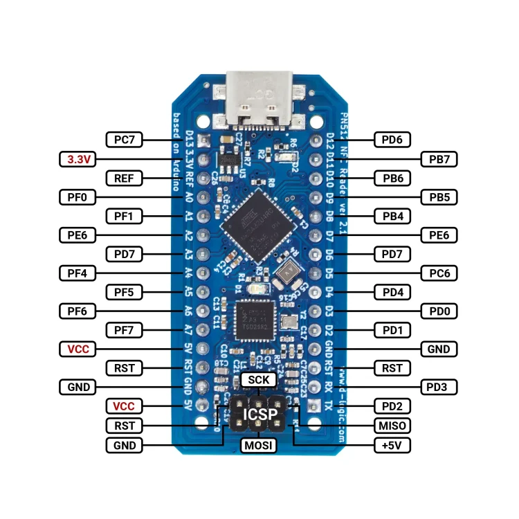 NFC Integrino N512 NFC RFID Reader module based on Arduino - Image 4