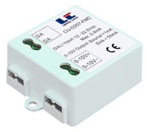 DALI Converter, Convert DALI Dimming Commands to Single CH 0-10V Dimming Output Signal #CU-D207-FMC