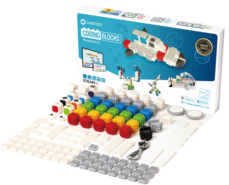 Coding Blocks Wireless Modular Robotics Kit for Kids and Schools – Oz ...
