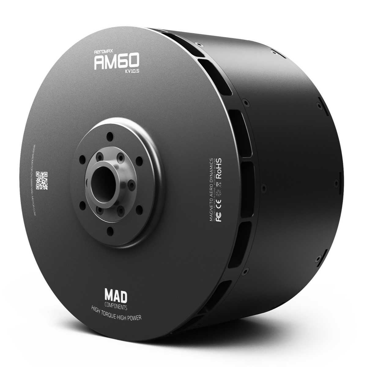 MAD AM60 Heavy-Lift Drone Motor with Temperature Sensor and Encoder to Stop Propeller
