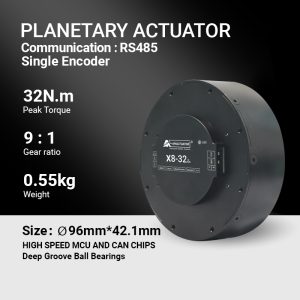 MyActuator Servo Motor RMD-X8-32 RS485 Motion Control Robot Joints Crossed Roller Bearings