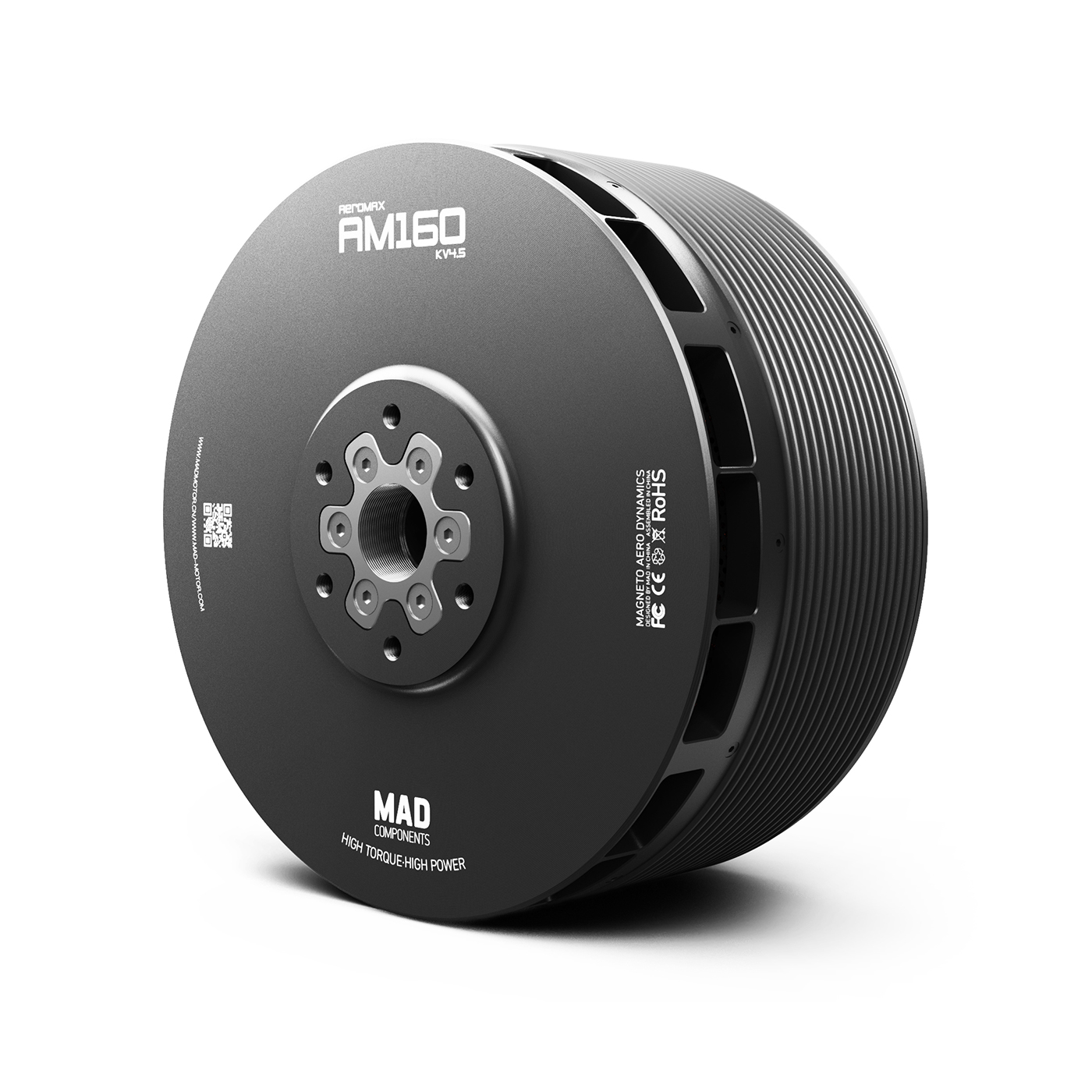 MAD AM160 Heavy-Lift Drone Motor with Temperature Sensor and Encoder to Stop Propeller - Image 6