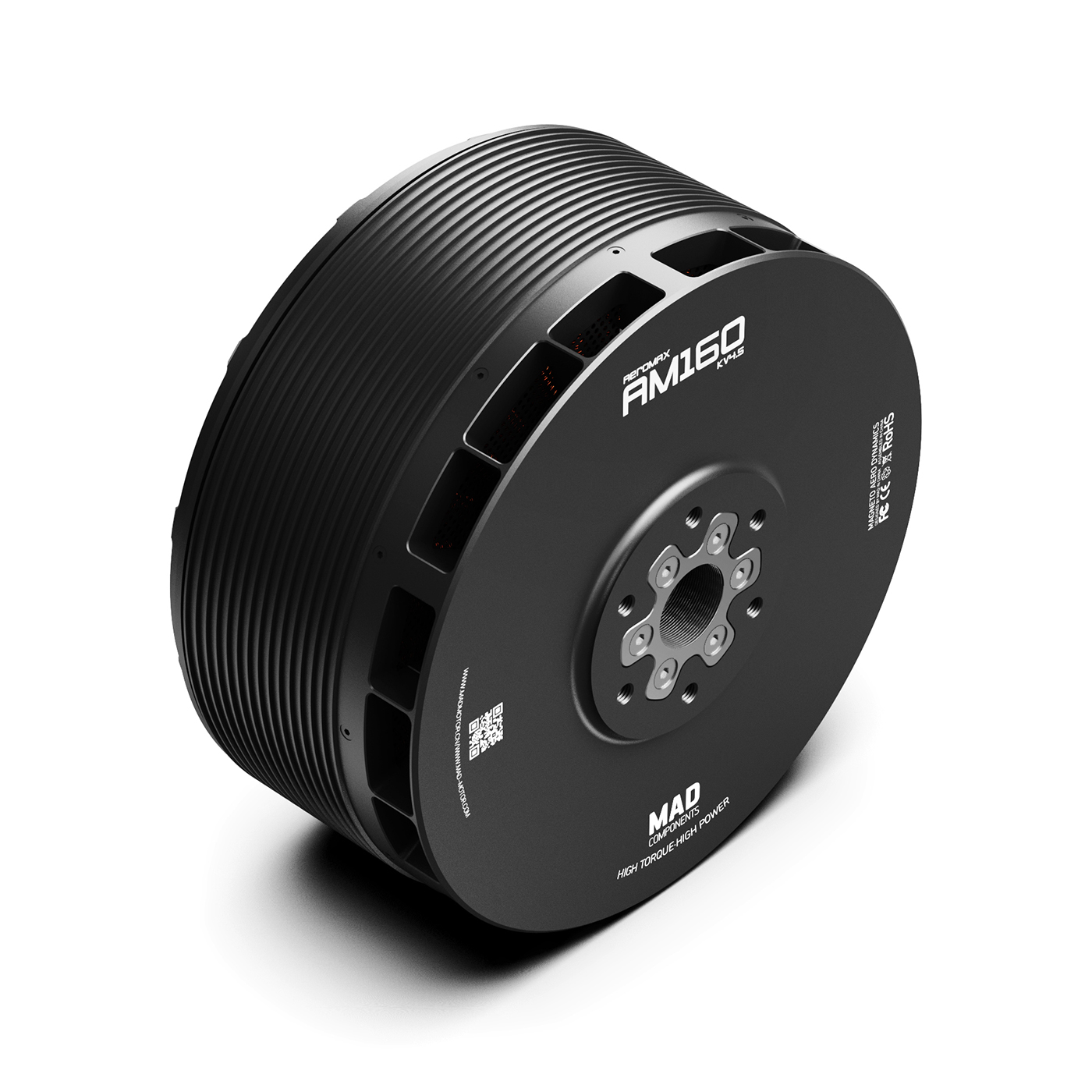 MAD AM160 Heavy-Lift Drone Motor with Temperature Sensor and Encoder to Stop Propeller - Image 2
