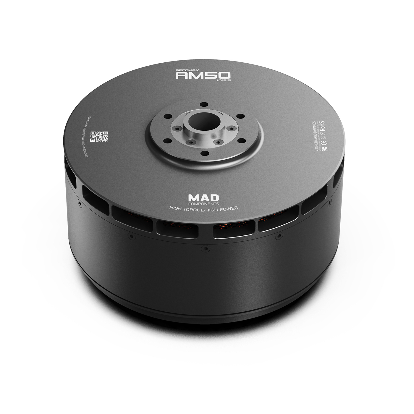 MAD AM50 Heavy-Lift Drone Motor with Temperature Sensor and Encoder to Stop Propeller - Image 5