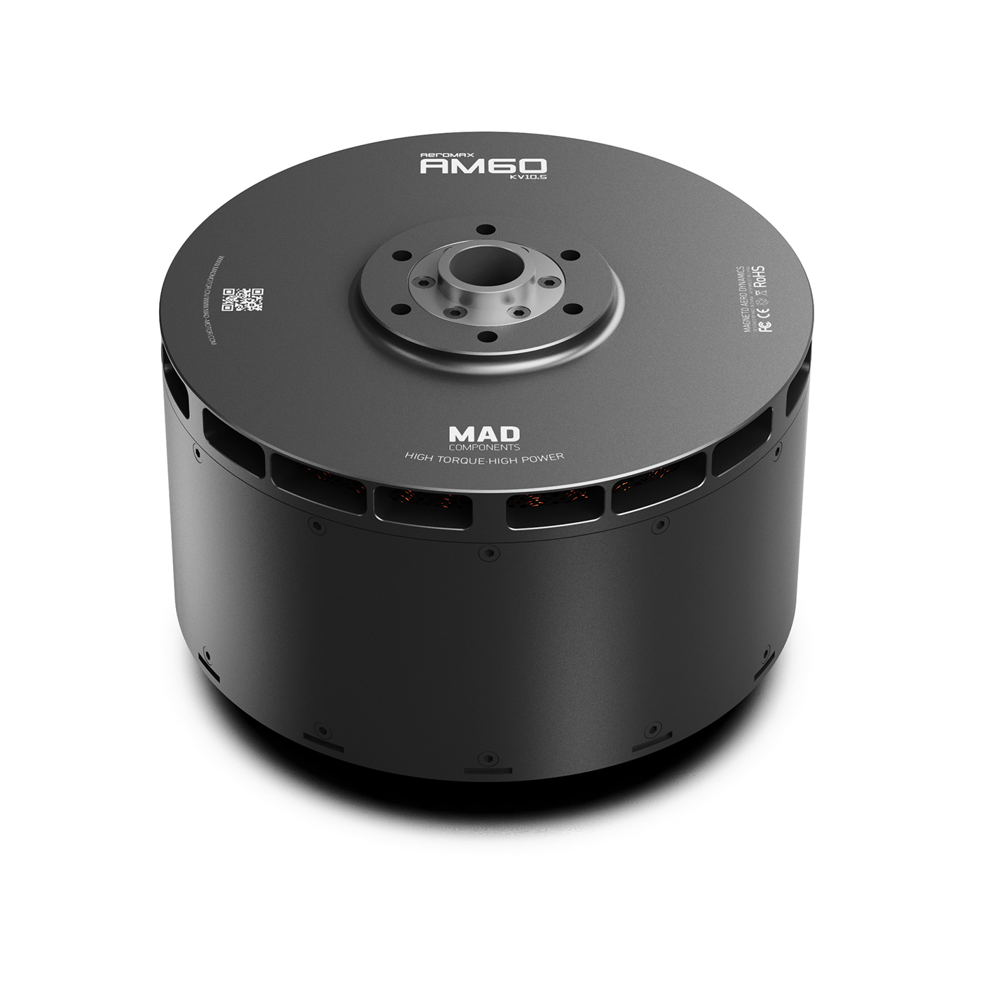 MAD AM60 Heavy-Lift Drone Motor with Temperature Sensor and Encoder to Stop Propeller - Image 5