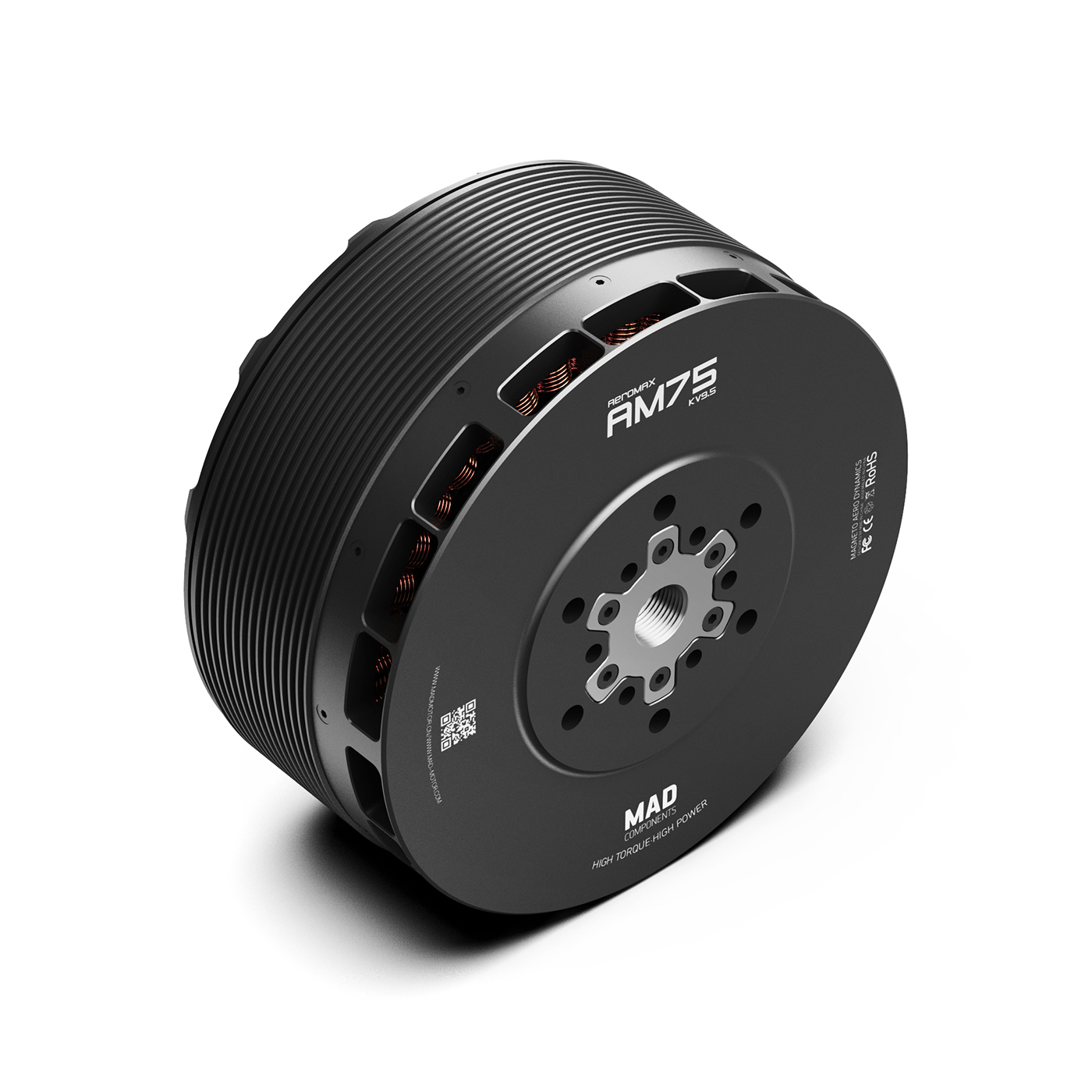 MAD AM75 Heavy-Lift Drone Motor with Temperature Sensor and Encoder to Stop Propeller - Image 5
