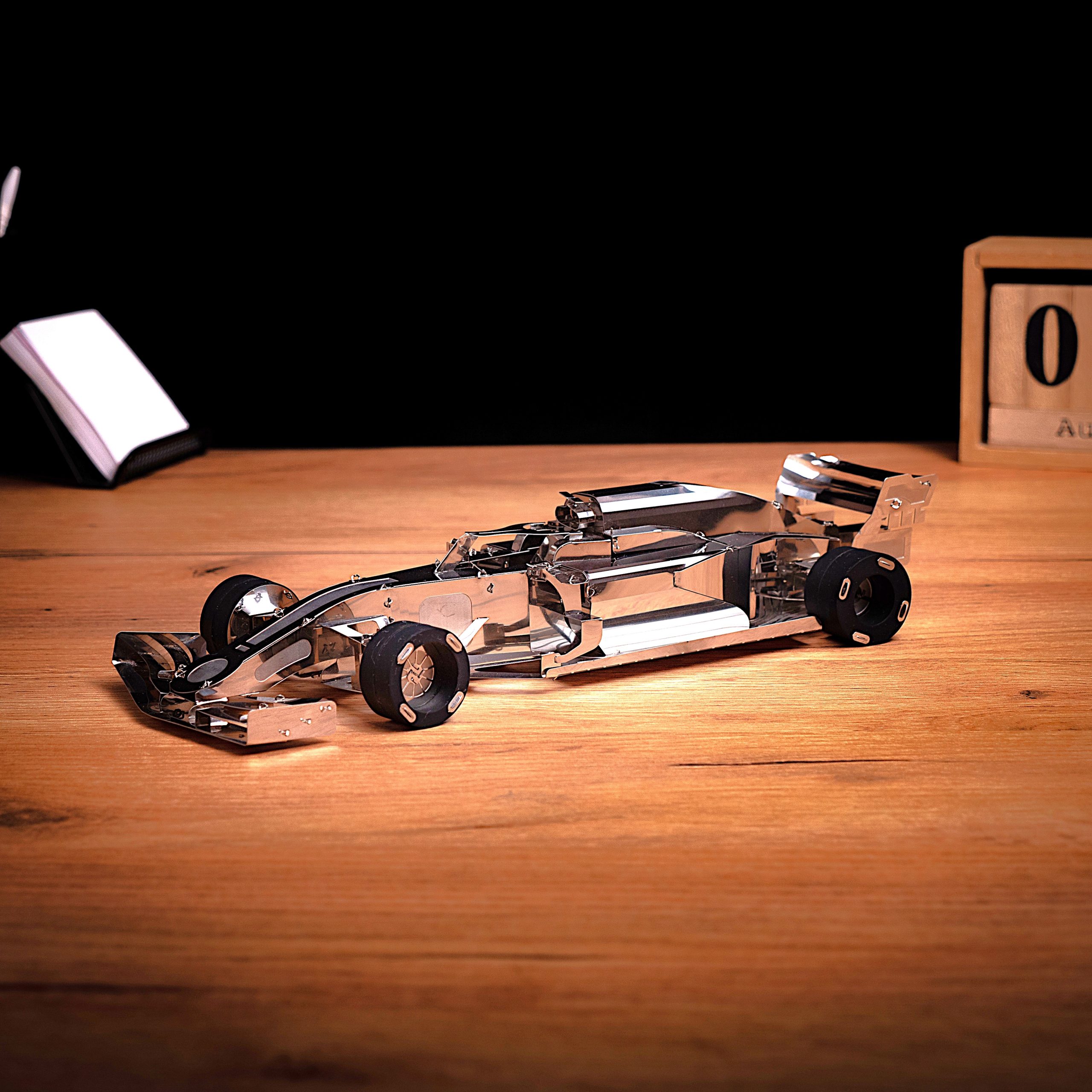 Grand Prix Falcon DIY Formula Racing Car Mechanical Model Kit - Image 7