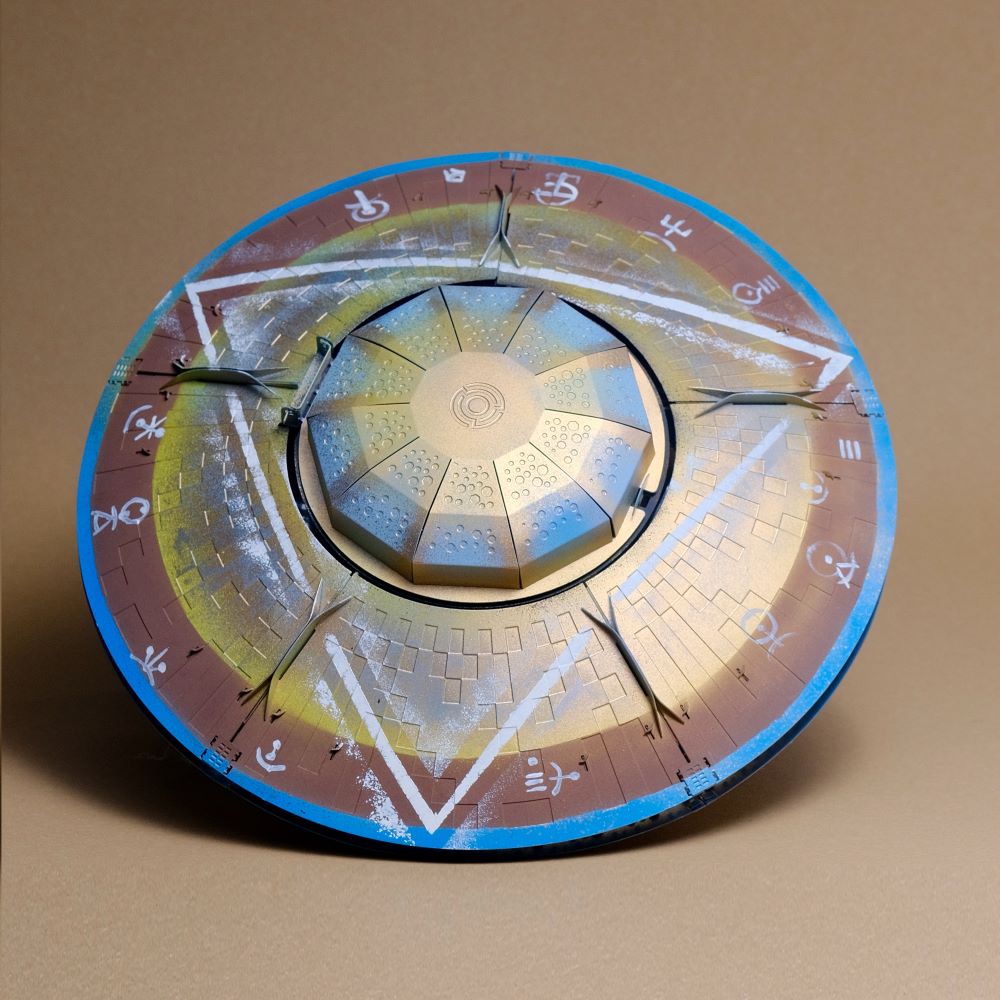 Stellar Raiders UFO with Aliens Electronic Model DIY Kit - Image 8