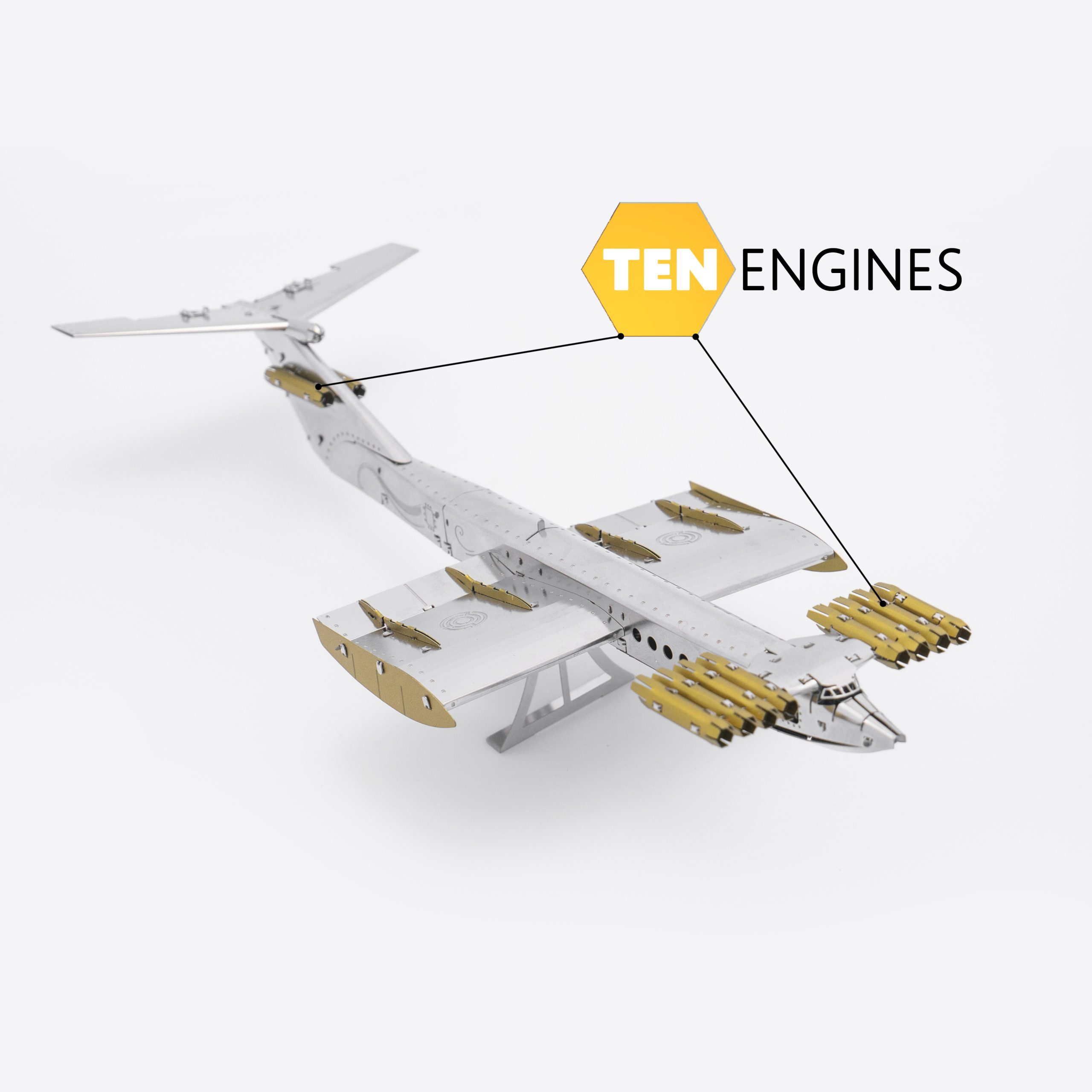 Caspian Sea Monster Ekranoplan Model DIY Kit - Image 3