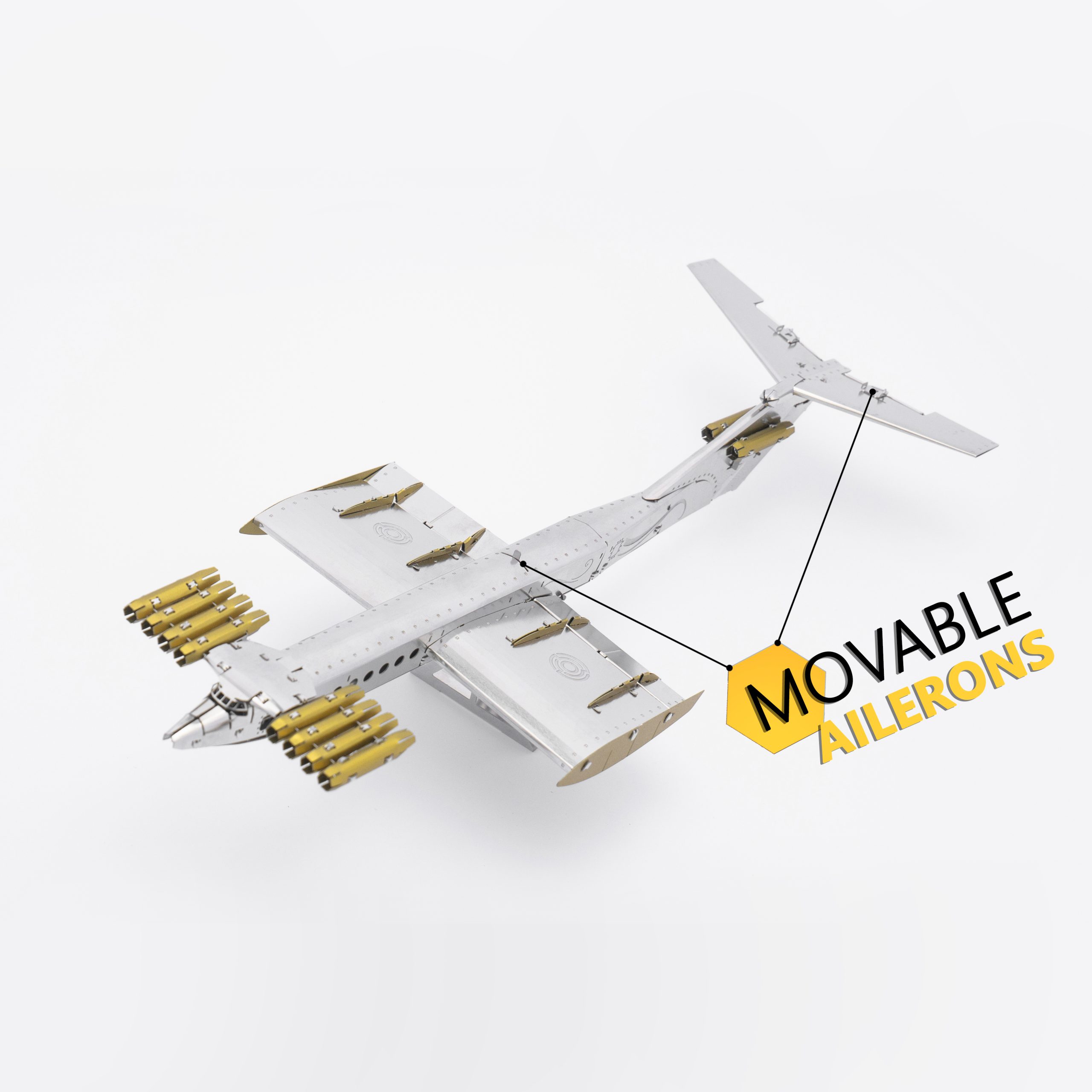 Caspian Sea Monster Ekranoplan Model DIY Kit - Image 4