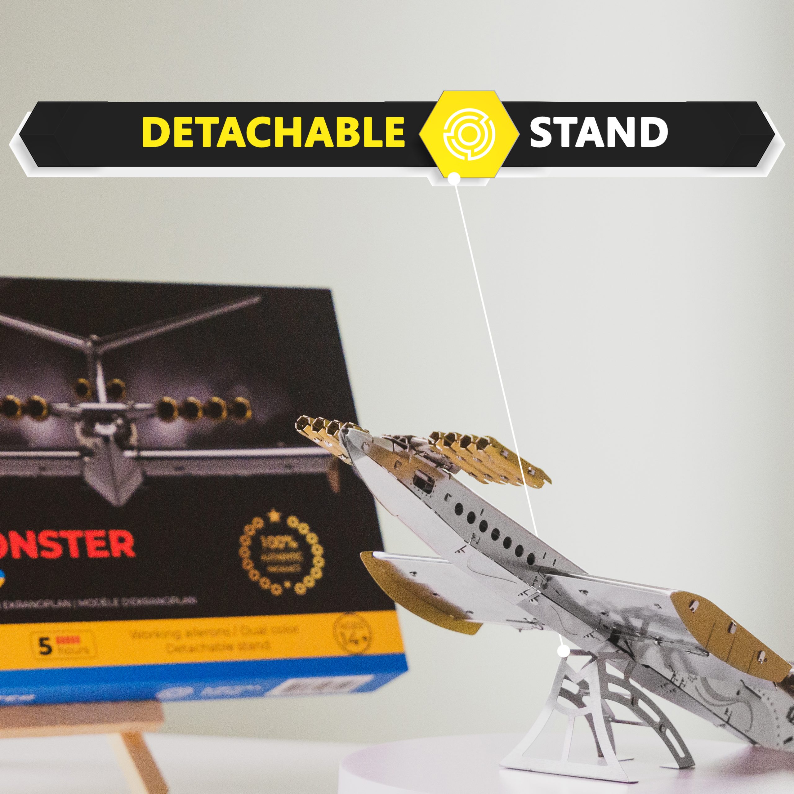 Caspian Sea Monster Ekranoplan Model DIY Kit - Image 5