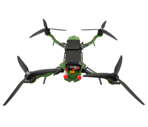 Foldable High-Speed Target Tracking Drone with Visible Light and Thermal Sensor for Day and Night Operations