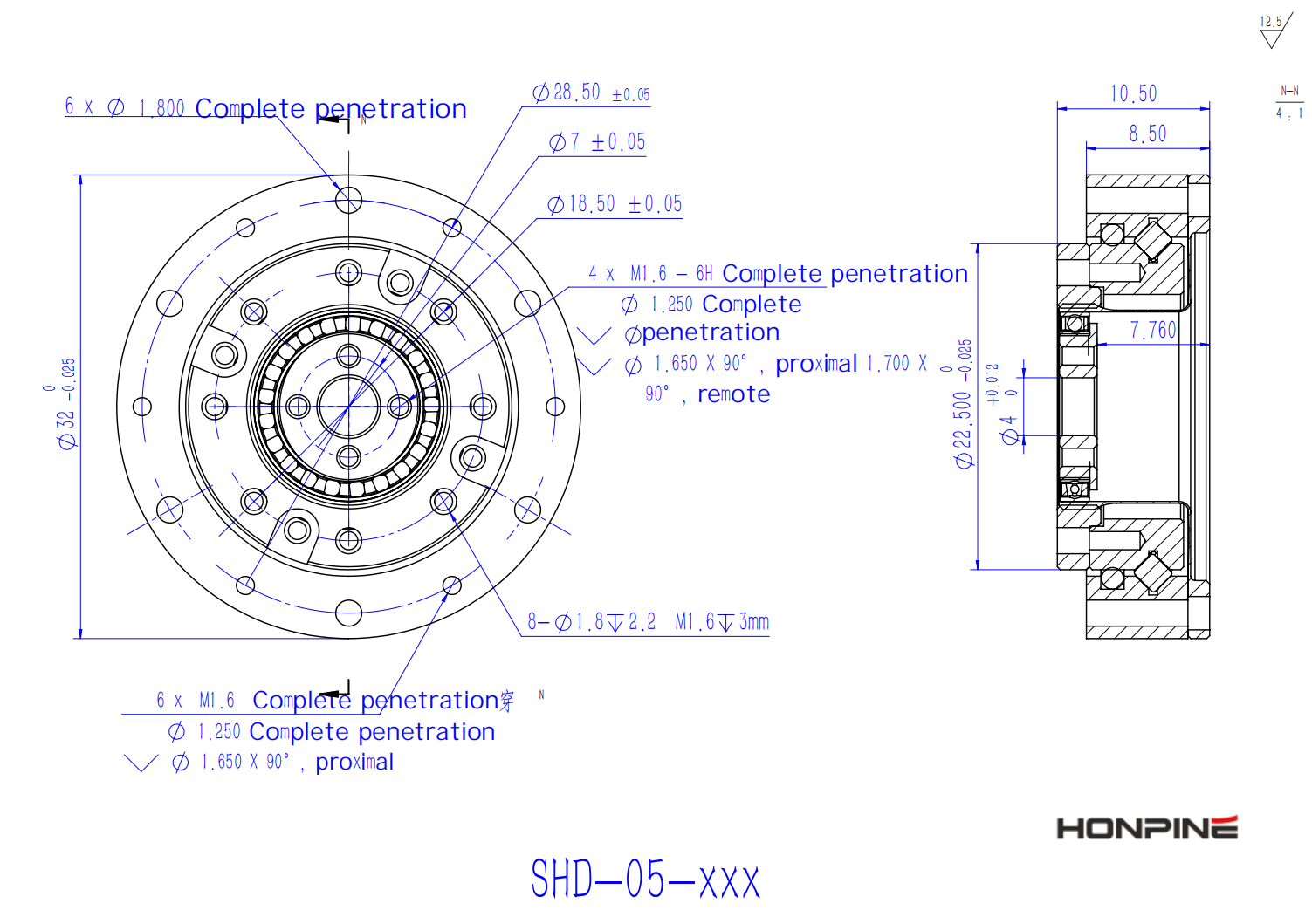 micro harmonic drive gear