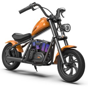 Mini Motorcycle Electric Riding Toy Car Bike with Speaker and LED Lights for Kids - Cruiser 12 Plus