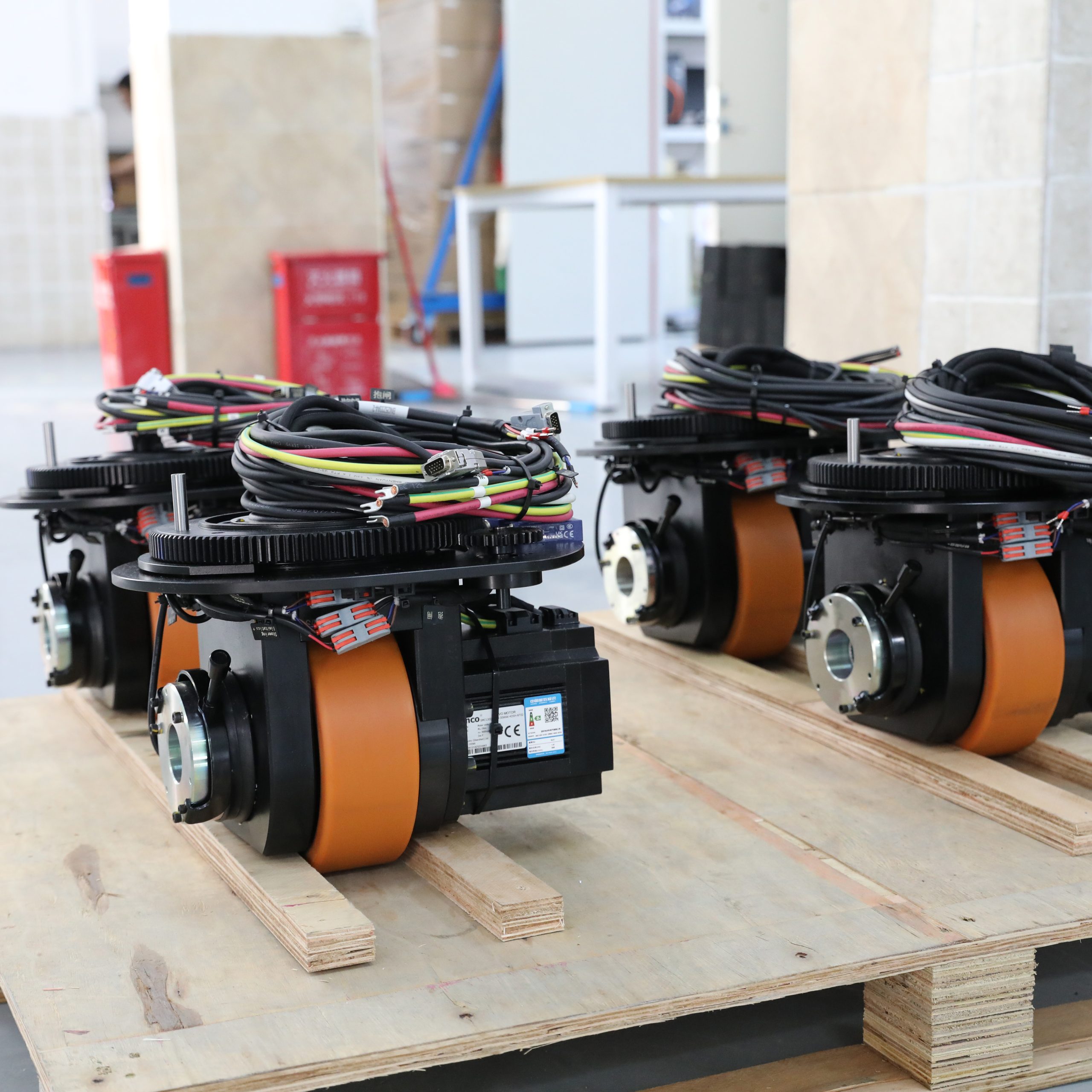 1260W Heavy-Duty AGV Steering Drive Wheel System with High-Torque 1000kg Load for Forklift Robots - Image 4