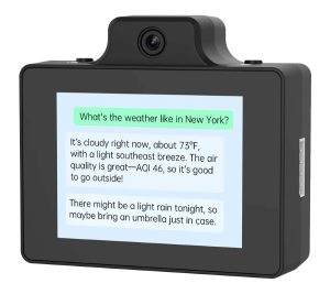 Hiwonder WonderLLM AI Large Language Model AI Vision Smart Chat Module with ESP32 Camera and Mounting Bracket