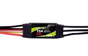 ZTW Mantis Slim G2 15A ESC 2-4S SBEC 5V/3A for RC Airplane Fixed-Wing Indoor F3P 3D 4D Flying