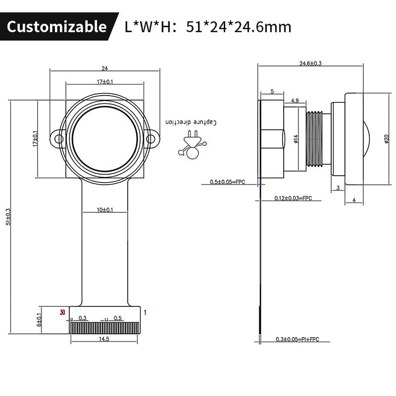 4MP NIR + Night Vision Camera Module - Image 6