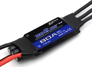ZTW Beatles G2 80A ESC 2-6S SBEC 5V/6V 8A Speed Control For RC Airplane Aircraft Fixed-Wing