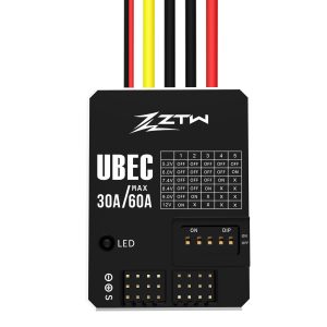 ZTW UBEC 30A HV 3-18S 5.2V-12V External BEC for RC Airplane Fixed-Wing Helicopter FPV Drone
