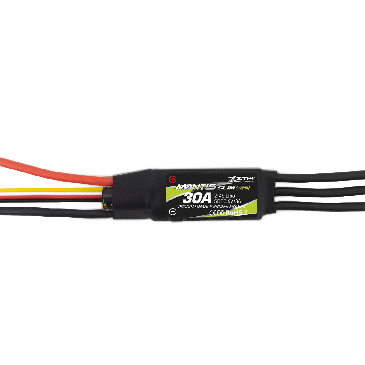 ZTW Mantis Slim G2 30A ESC 2-4S SBEC 6V/3A For RC Airplane Fixed-Wing Indoor F3P 3D Flying - Image 4
