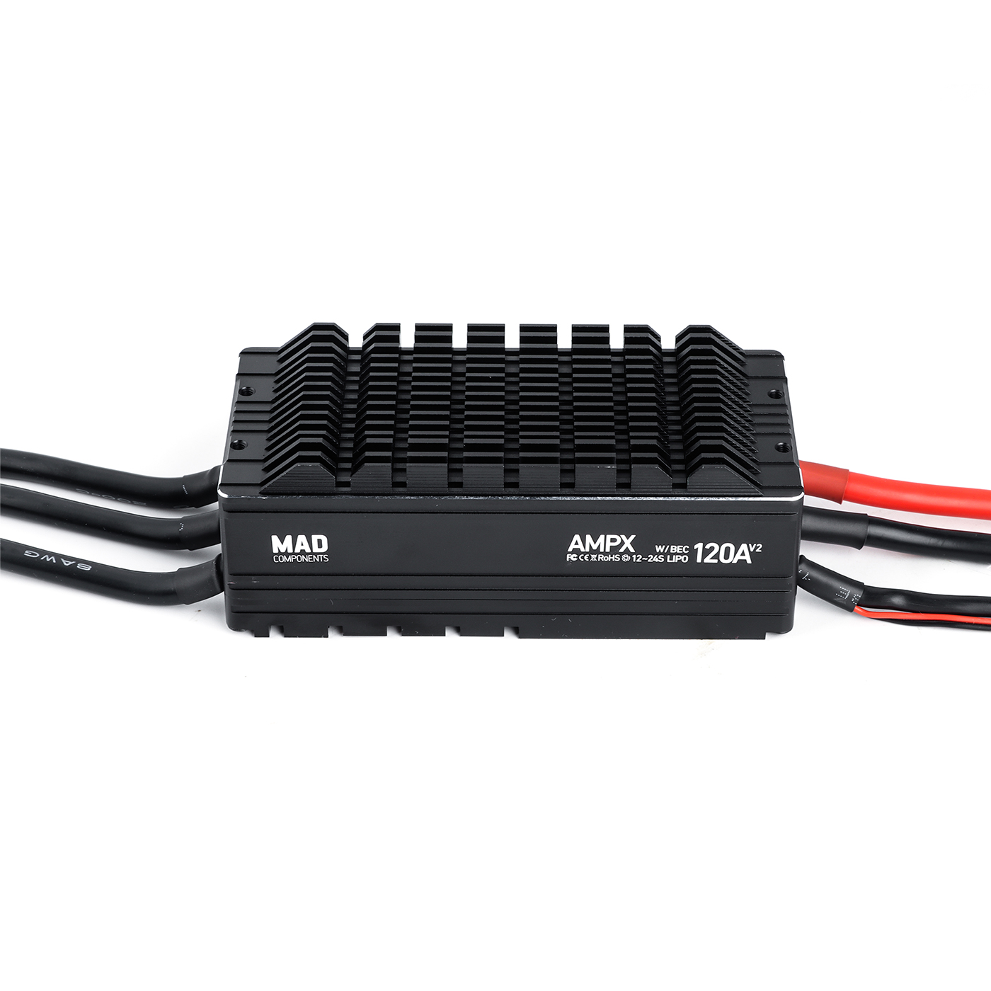 MAD AMPX High Power Density Drone ESC Motor Speed Controller AMPX 120A (12-24S) V2.0 with DroneCAN - Image 2