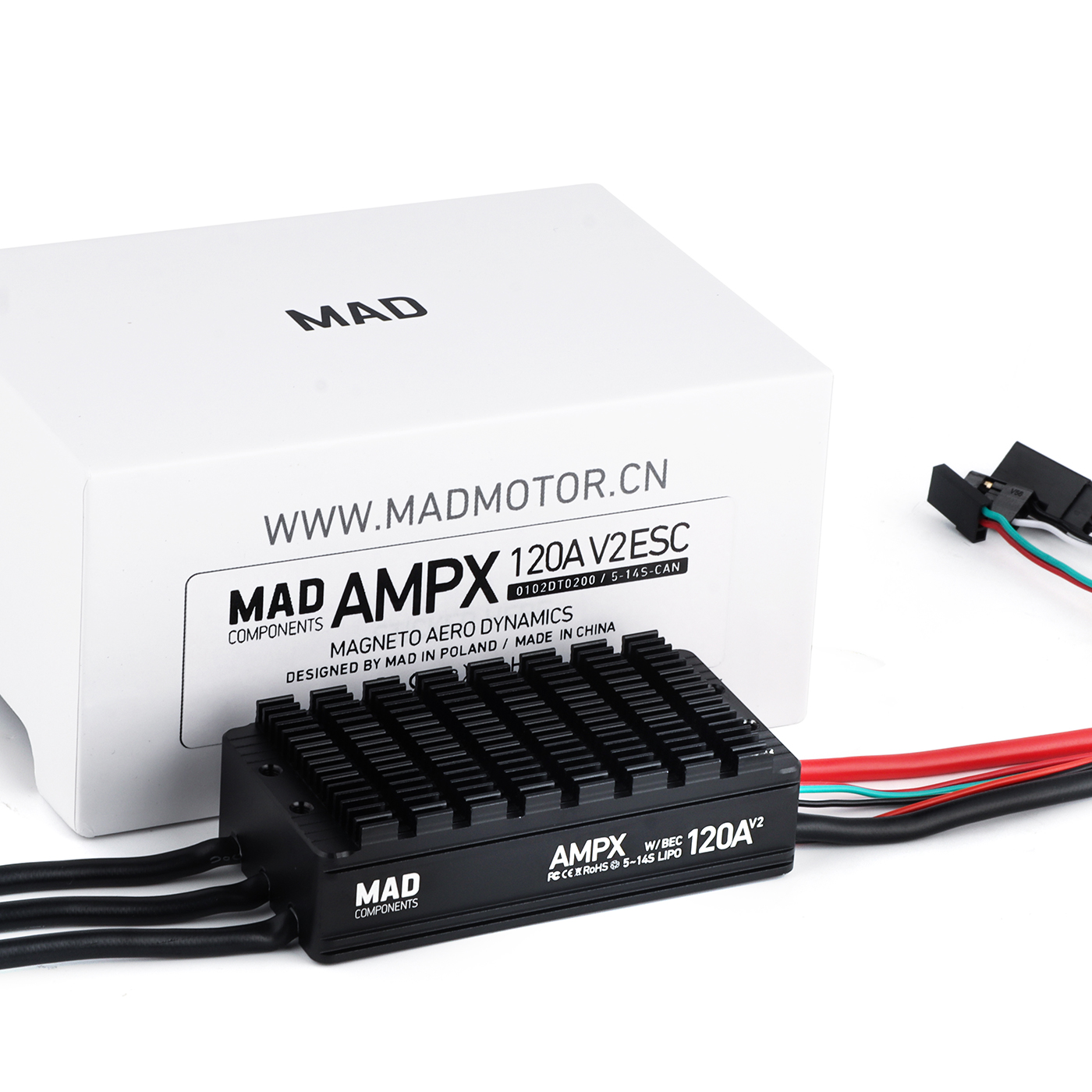 MAD AMPX 120A (5-14S) Drone BLDC ESC V2.0 with DroneCAN (SKU: 0102DT0351) - Image 5