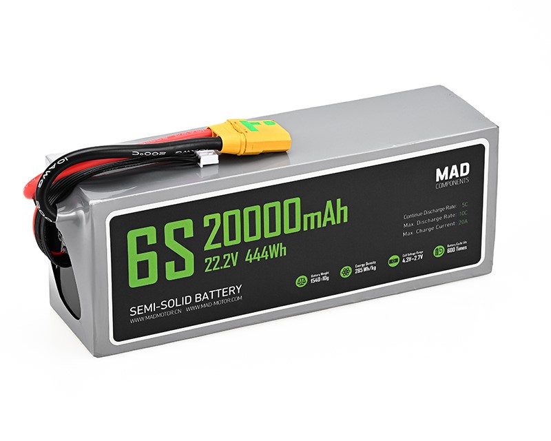 MAD 6S 20Ah Drone Solid State Lithium-ion Battery