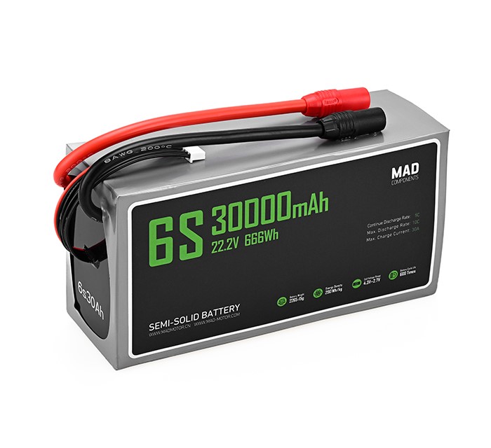 MAD 6S 30Ah Drone Solid State Lithium-ion Battery