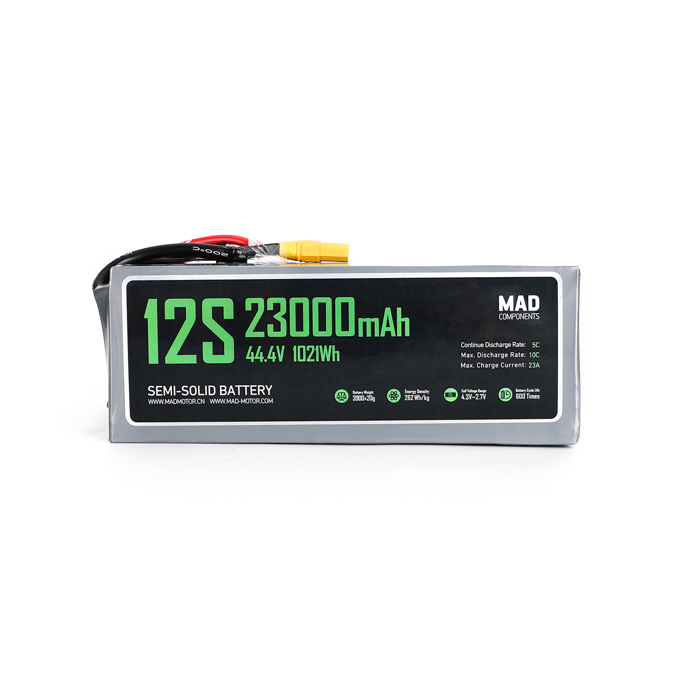 MAD 12S 23Ah Drone Solid State Lithium-ion Battery - Image 6
