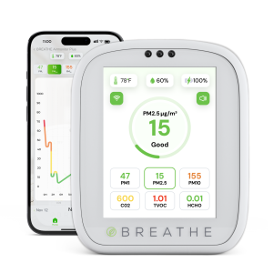 BREATHE Airmonitor Plus 8-in-1 Smart Air Quality Monitor